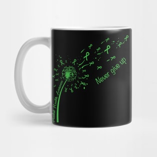 Mental Health Awareness Never give up T-shirt Mug